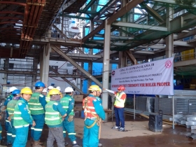 LILAMA 18 THỬ ÁP LÒ HƠI DỰ ÁN NHÀ MÁY NHIỆT ĐIỆN DUYÊN HẢI 3 MỞ RỘNG