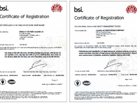 LILAMA 18 IS AWARDED THE INTERNATIONAL CERTIFICATE BSI OHSAS 18001: 2007
